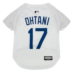 New Pets First Los Angeles Dodgers White Ohtani 17 Baseball Jersey